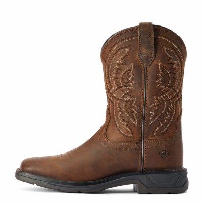 Botte Ariat WorkHog XT Coil brun enfant 