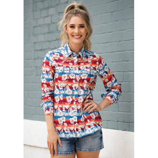 Blouse Tin Haul hawaïenne femme 