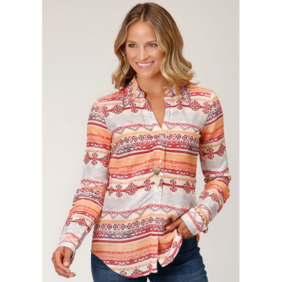 Blouse Roper aztèque multi femme  