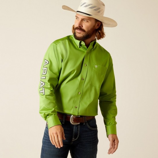 Chemise Ariat Team Logo Twill verte homme 