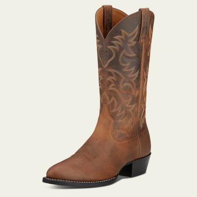 Botte Ariat Heritage R toe brun homme 