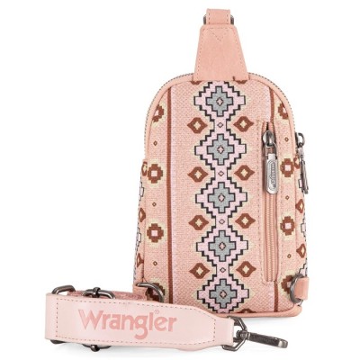 Sac bandoulière Wrangler rose  