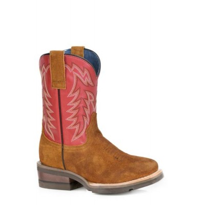 Botte Roper rouge suède enfant 
