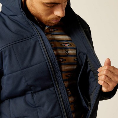 Manteau Ariat Crius navy homme 