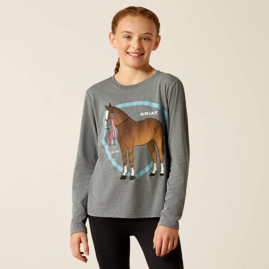 Chandail Ariat champion gris enfant
