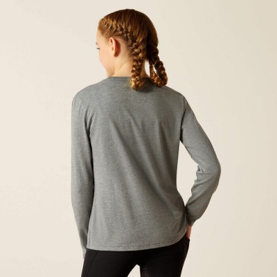 Chandail Ariat champion gris enfant