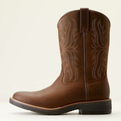 Botte Ariat Ridgeback bout rond brune homme 
