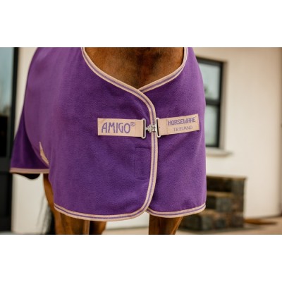 Cooler Horseware Amigo mauve et taupe 