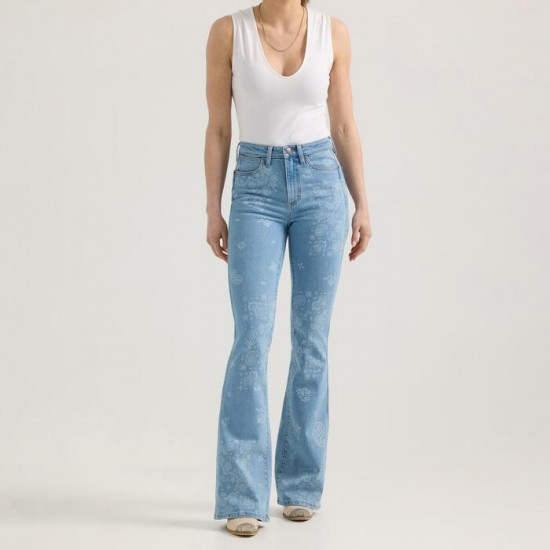 Jeans Wrangler Bailey Flare bandana femme 