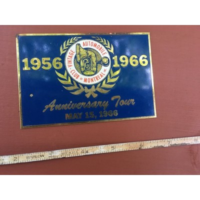 Plaque anniversaire 