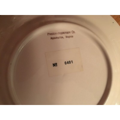 Assiette commémorative