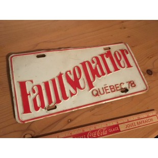 Plaque souvenir