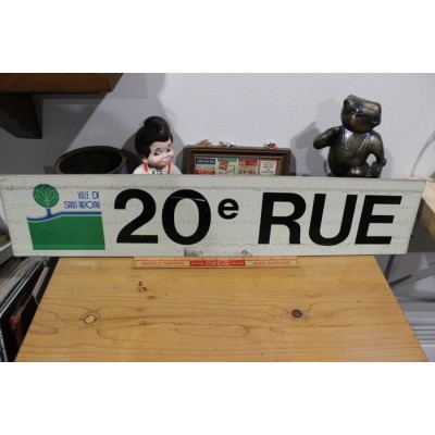Enseigne de rue