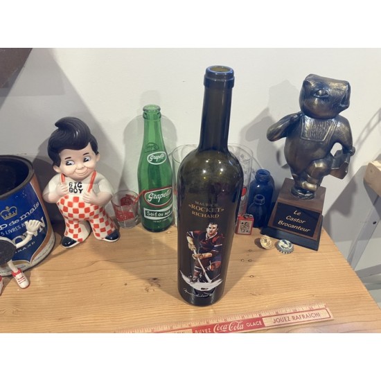 Bouteille de vin sérigraphiée