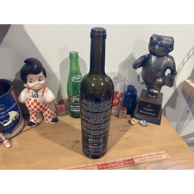 Bouteille de vin sérigraphiée