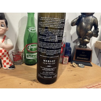 Bouteille de vin sérigraphiée