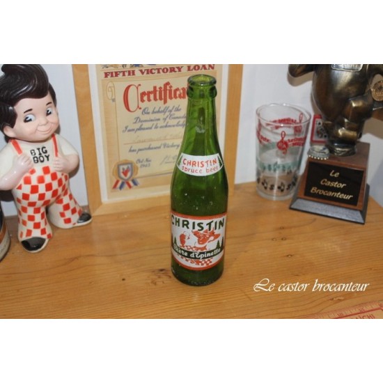 Bouteille de bière d'épinette