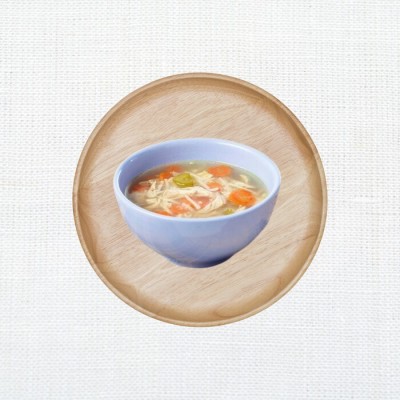 Soupe poulet et nouilles