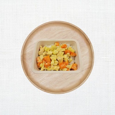 Poulet au beurre carry et coco