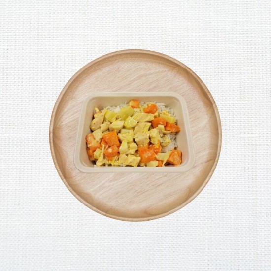 Poulet au beurre carry et coco