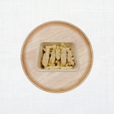 Fusilli alfredo et poulet grillé