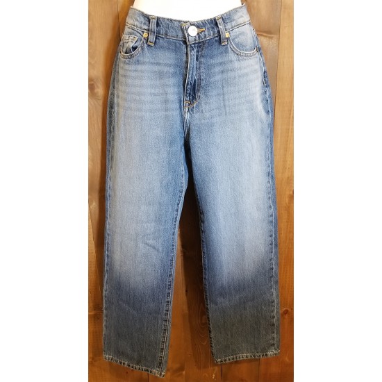 Jeans bleu dégradé mom