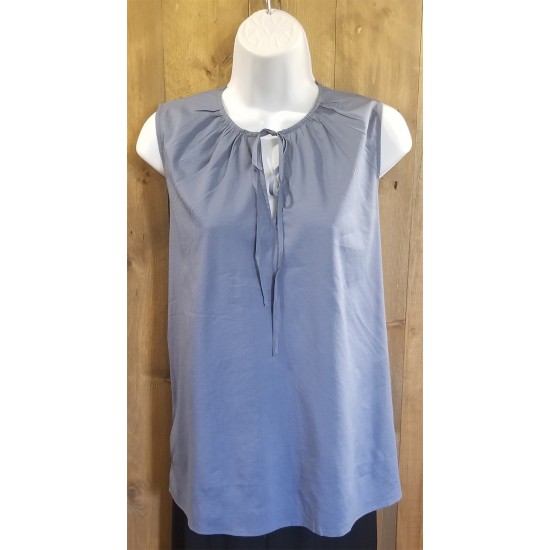 Haut cami bleu acier