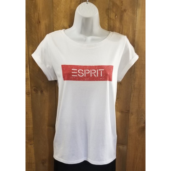 T-shirt blanc esprit