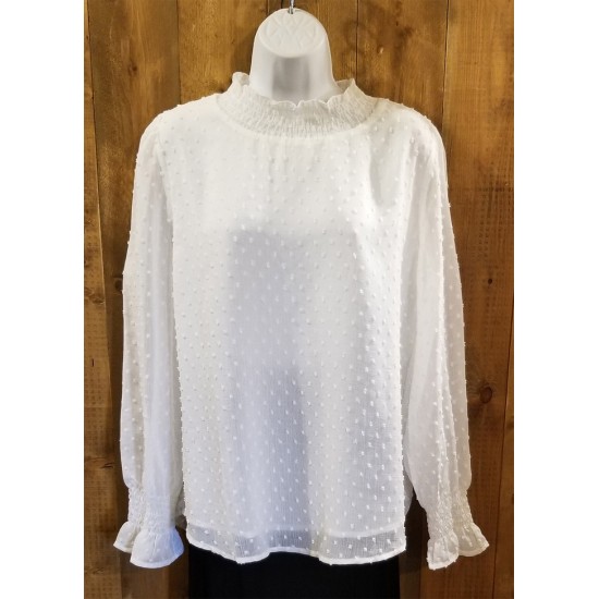 Blouse tunic blanche