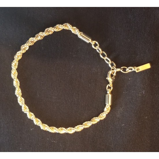 pilgrim bijou bracelet torsade or pam