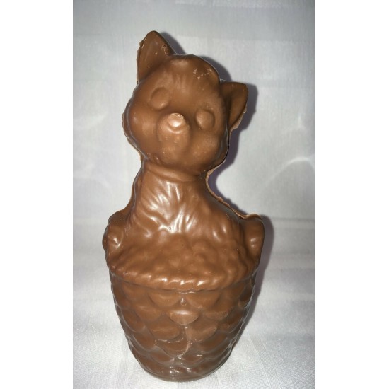 Chocolat chat panier petit 125g