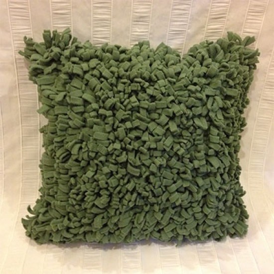 Coussin enveloppe vert jade