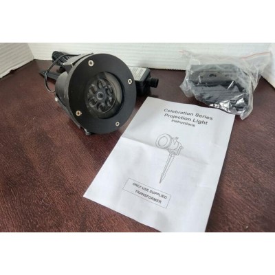 Projecteur extérieur LED à motifs interchangeables – 12 thèmes de projection inclus