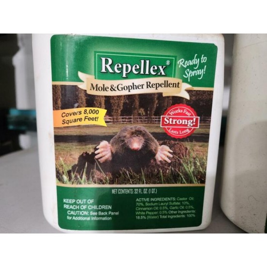Répulsif pour taupes et spermophiles Repellex prêt à vaporiser – 946 ml (32 oz)