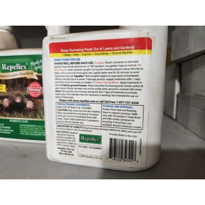 Répulsif pour taupes et spermophiles Repellex prêt à vaporiser – 946 ml (32 oz)