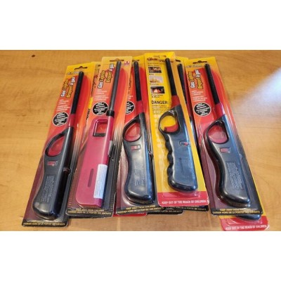 Lot de 10 briquets à gaz allume-feu pour BBQ,...