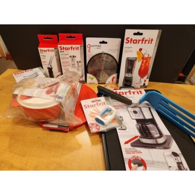 Lot d’accessoires de cuisine et de bar Starfrit...