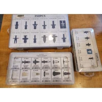 Ensemble complet de clips de carrosserie et...