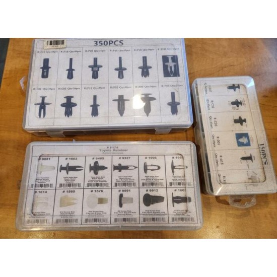 Ensemble complet de clips de carrosserie et attaches Push Pin pour automobile