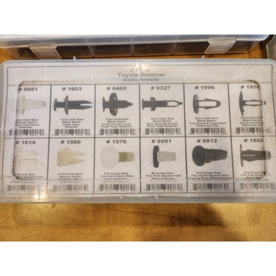 Ensemble complet de clips de carrosserie et attaches Push Pin pour automobile