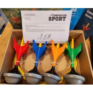 Jeu de fléchettes sur pelouse – Lawn Darts Game...