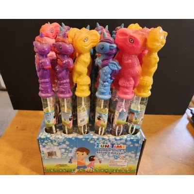 Présentoir de 23 bâtons à bulles licorne et...