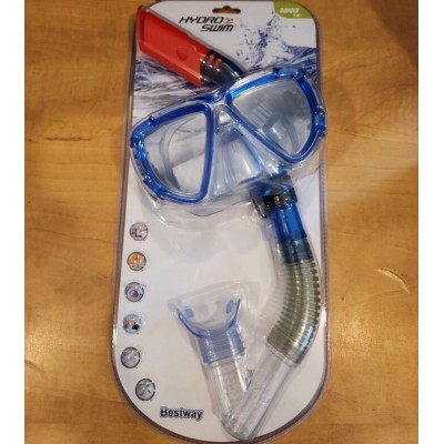 Ensemble masque de plongée et tuba Bestway Hydro-Swim pour adulte