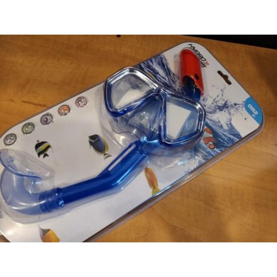 Masque de plongée enfant 3 à 5 ans avec tuba à...