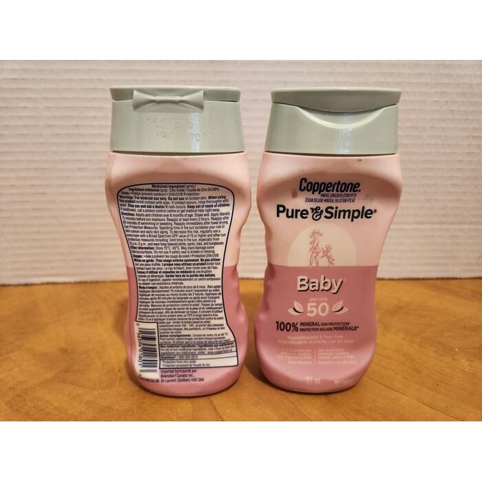 Coppertone Pure & Simple Baby FPS 50 – Crème solaire minérale pour bébé Coppertone Pure & Simple Baby FPS 50 – Crème solaire minérale pour bébé