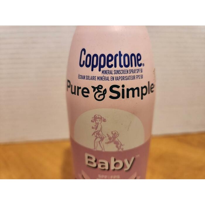 Coppertone Pure & Simple Baby FPS 50 – Crème solaire minérale pour bébé Coppertone Pure & Simple Baby FPS 50 – Crème solaire minérale pour bébé