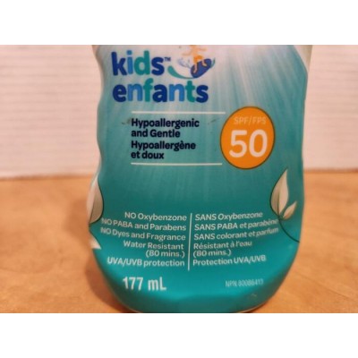 Coppertone Pure & Simple Kids FPS 50 – Crème solaire minérale pour enfants (Lotion ou Vaporisateur au choix)