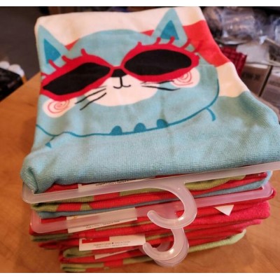 Serviette de plage S&CO Home – Motif Chat Tropical avec Lunettes – Grande serviette douce