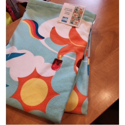 Serviette de plage S&CO Home – Paresseux Tropical | 71 × 147 cm