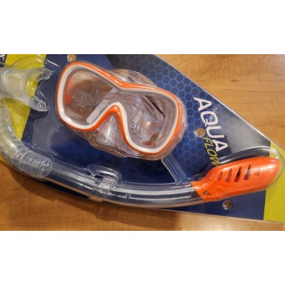 Ensemble masque et tuba de plongée Intex Aqua Flow enfant 8 ans+ | Snorkeling, piscine et plage